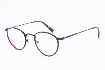 NEW SERAPHIN MILTON/8750 HAVANA GUNMETAL AUTHENTIC FRAMES EYEGLASSES 48-21