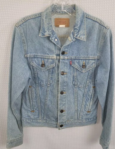 Vintage Levis Denim Trucker Jean Jacket Youth Size 18 #70706-0212