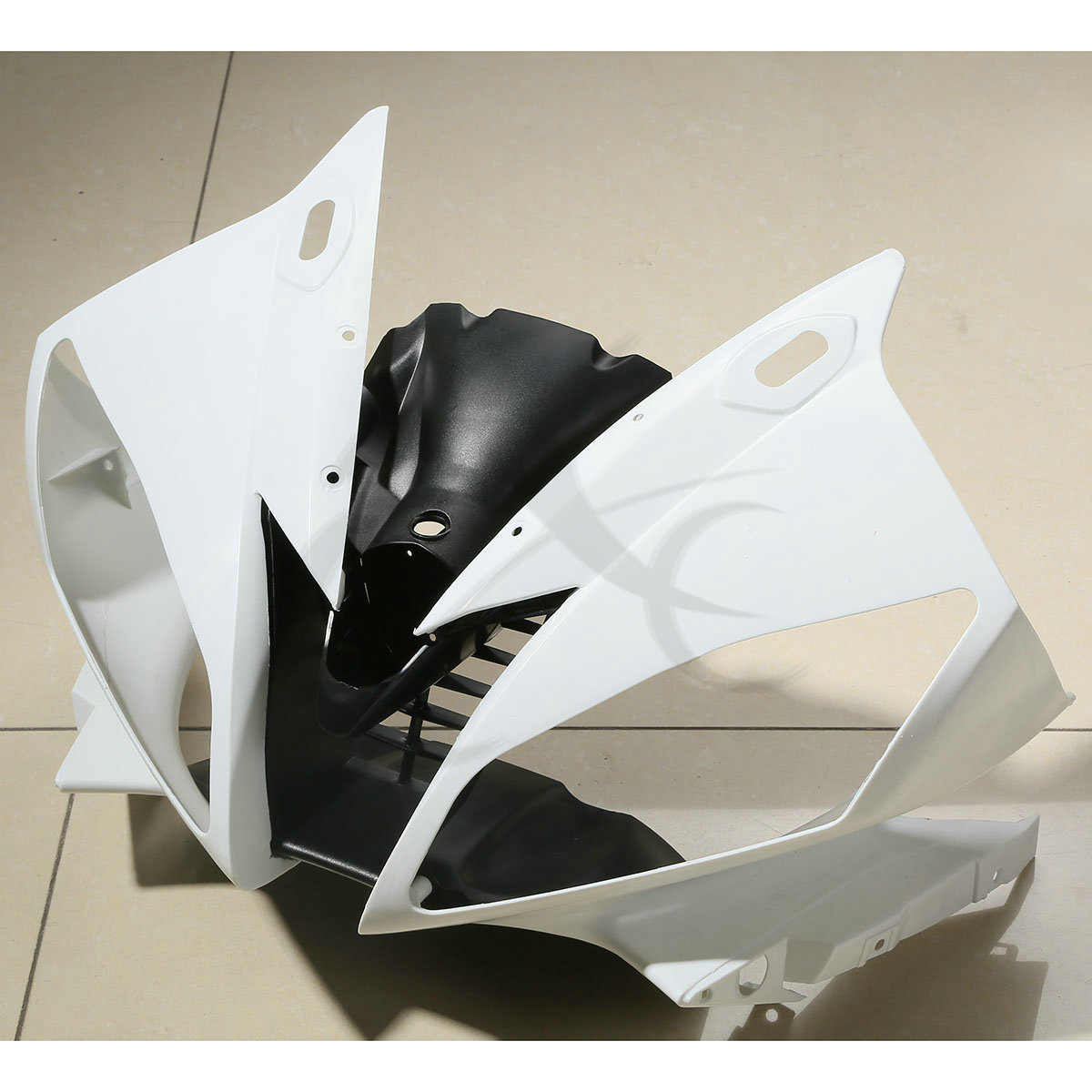 Unpainted White Upper Front Fairing Cowl Nose Fit For YAMAHA YZF
