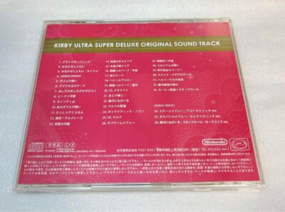Music Soundtrack CD Kirby of the Stars Ultra Super Deluxe Original