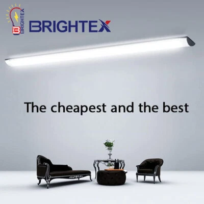 BRIGHTEX LED BATTEN LIGHTS TUBE 72W 6FT 7200 LUMEN , 60W 5FT, 4FT FITTED GARAGE STRIPS