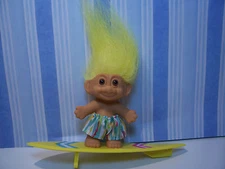 SURFER - 3" Russ Troll Doll - NEW IN ORIGINAL WRAPPER