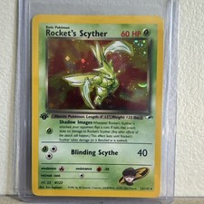 ROCKET'S SCYTHER - Pokemon Gym Heroes 1st Edition HOLO #13/ 132 Rare on eBay