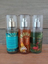 Lot Of 3 Bath  Body Works Mini Travel Fine Fragrance Spray Mist Body Splash 