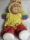 Cabbage Patch Doll ‘86 blonde hair blue eyes rainbow circus outfit & clown shoes