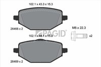 Bremsbelagsatz BremsklöTze FüR Renault Captur II HF Mitsubishi ASX VSE VSX
