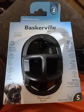 Brand New Baskerville Ultra Dog Muzzle Basket Mouth Guard Black Size 5 Training