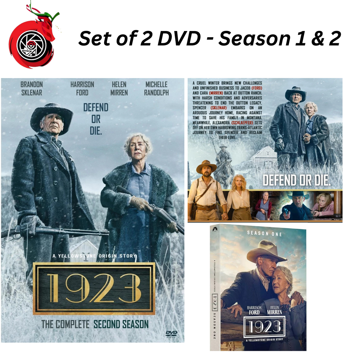 New 1923 A Yellowstone Origin Story Season DVD TV Series