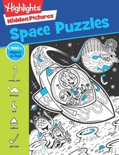 Space Puzzles: Solar System Puzzle Book for Kids 6-12, Fun Space Gift with Activ