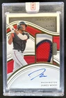 2023 Panini Immaculate James Wood Jersey Auto #/99 Nationals