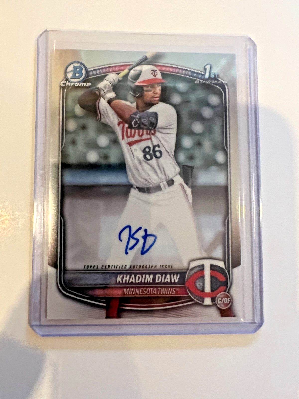 2025 1st Bowman Chrome ~ Khadim Diaw ~ #CPA-KDW ~ Auto ~ Minnesota Twins