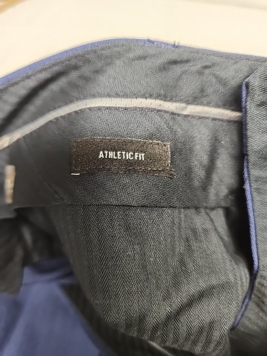 Bonobos Marzotto Italian Wool Athletic Cut Dress Pants Blue Size 36x32 Excellent - Picture 9 of 12