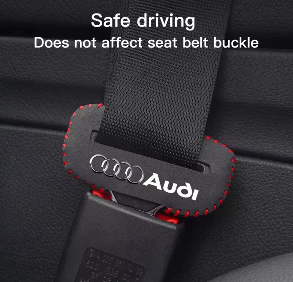 For Audi Belt Buckle Cover (1 Pair ) A1 A2 A3 A4 A4 A5 A6 A7 A8 Q2 Q3 Q5 Q7 TT - Image 4 of 4