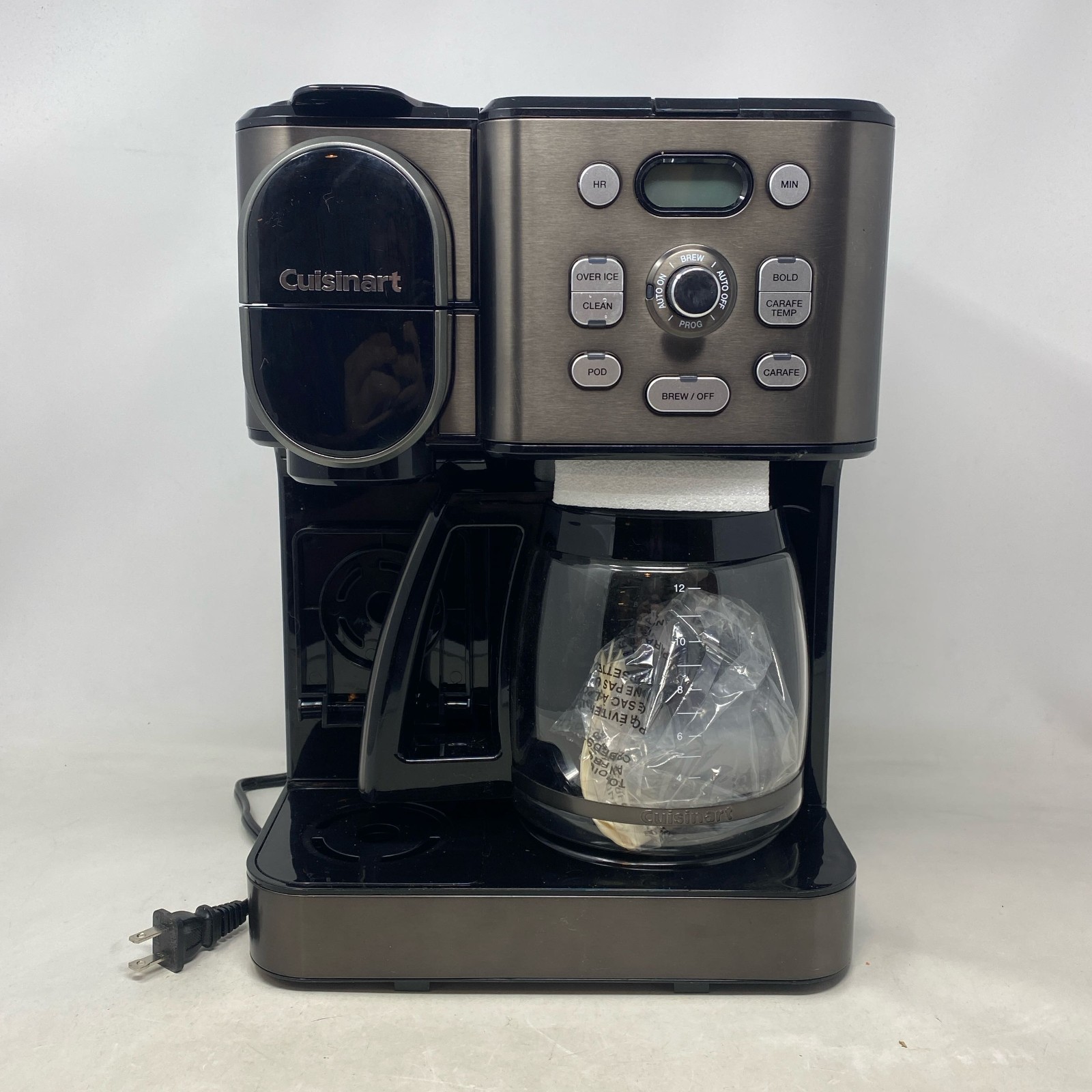 Cuisinart SS-16 12-Cup Coffee Center + Single-Serve, Stainless Steel