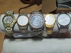 Mens Watch Lot Vintage Swatch, Citizens Eco,  Fossil, Seiko & Phasar