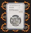 1955 Franklin MS64 FBL FS-401 Bugs Bunny Half Dollar NGC