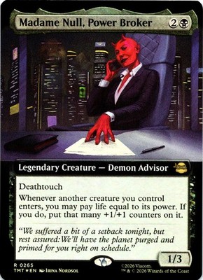 Madame Null, Power Broker (Extended Art Foil) #265 Teenage Mutant Ninja Turtles