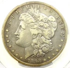 1893-S Morgan Silver Dollar $1 Coin. Certified CAC VF Detail - Rare Key Date!