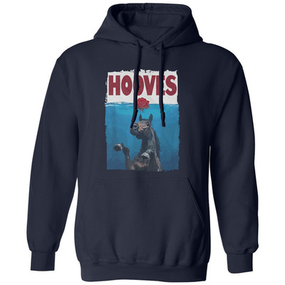 Hooves Funny Kentucky Horse Racing Parody Unisex Hooded Sweatshirt