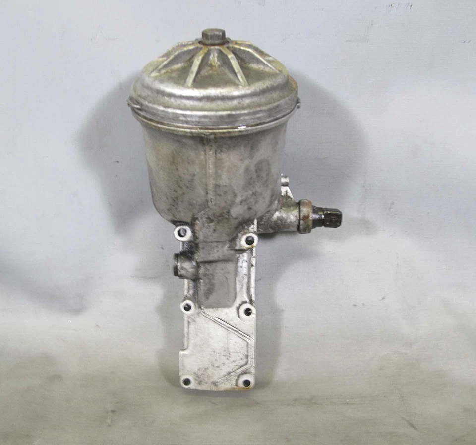 Carcasa de filtro de aceite de fábrica BMW 318 4 cilindros con tapa de aluminio Z3 1.9 E30 E36 318i USADA Foto 2 de 4