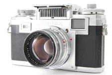 Near Mint Zeiss Ikon Contax IIIa Rangefinder Film Camera w/50mm f/1.5 from Japan
