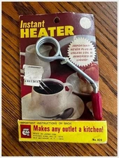 JAMESWAY Instant Heater No. 820 Kitchen King Immersion Coil 1975 Hot Water