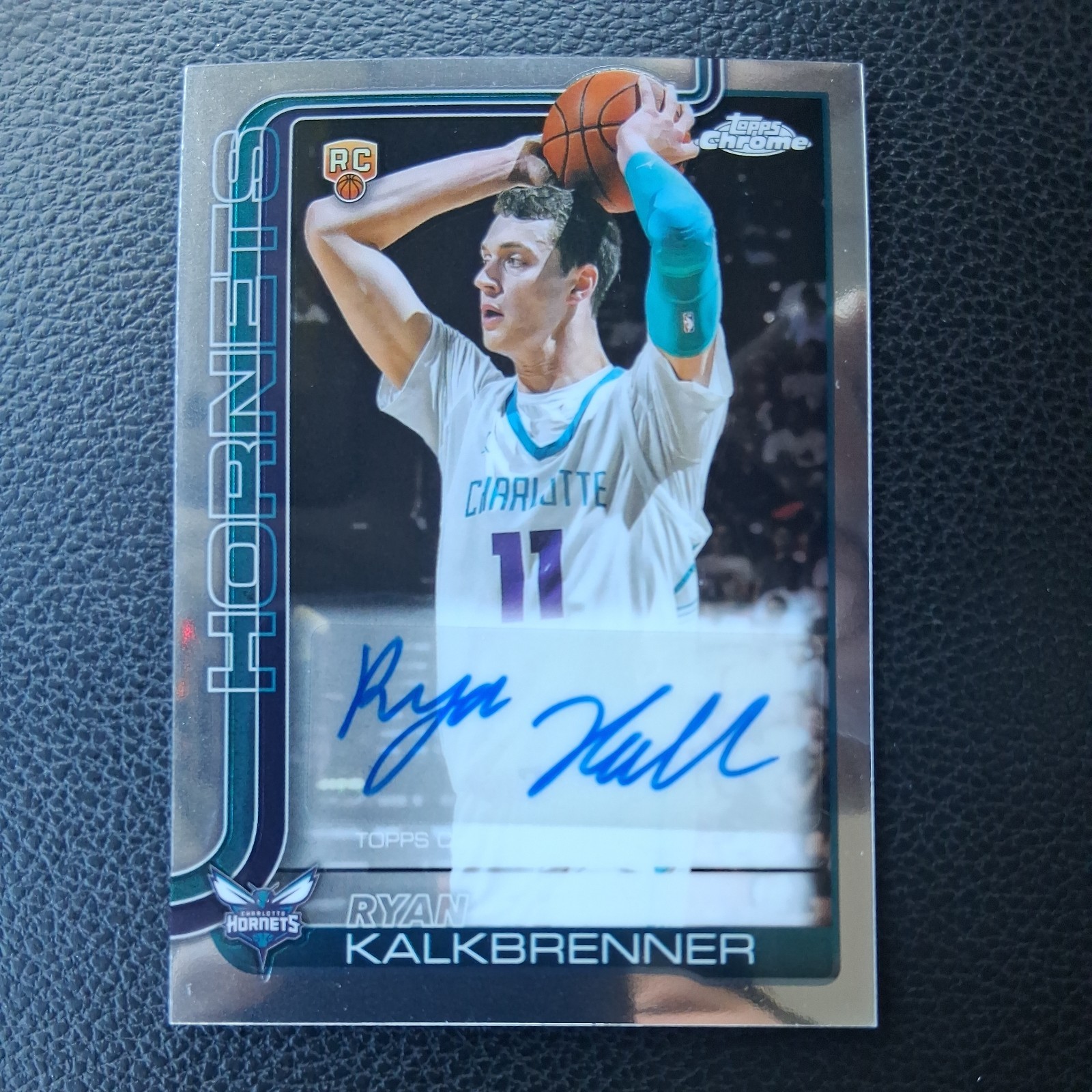 2025-26 Topps Chrome Ryan Kalkbrenner Rookie Auto TCAR-RK Hornets