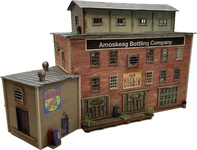HO Scale Amoskeag Bottling Company Structure Kit Laser Cut