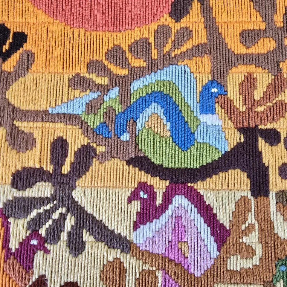 Tapisserie vintage DMC – Collection Nouvelle Tapisserie – arbre & oiseaux - 70's - Photo 4/4