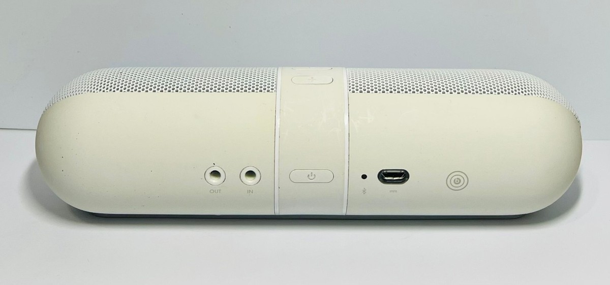 Beats Pill 1Wireless Bluetooth Speaker White Used Portable Loud