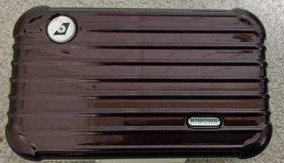 RIMOWA EVA Air Amenity Kit Metallic Maroon- Case Only