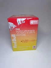 Red Bull Fuji Apple and Ginger Winter Edition, 8 Fl Oz (4 Cans) SEALED