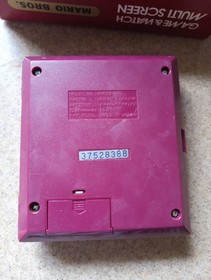 Game and Watch Nintendo Super Mario Bros Game in Original Box Instructions Luigi