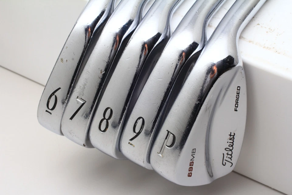 Juego de hierros Titleist FORGED 695 MB de 5 piezas 6-7-8-9-PW Stiff Flex DG S200 eje hierros diestro Foto 4 de 4