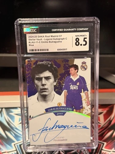 Daka 2024-25 Real Madrid Stellar Vault - Emilio Butragueño On Card Auto 5/5