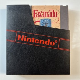 Faxanadu (Nintendo NES) 1989 Complete In Box - Game, Box, Manual, Cover