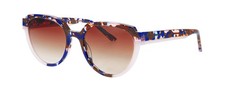ProDesign Denmark SOMMER 1S / 9021 Blue Medium Demi SUNGLASSES - 53-19-140