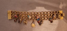 DIsney Couture Jewelry Snow White Seven Dwarfs Charm Bracelet VERY RARE
