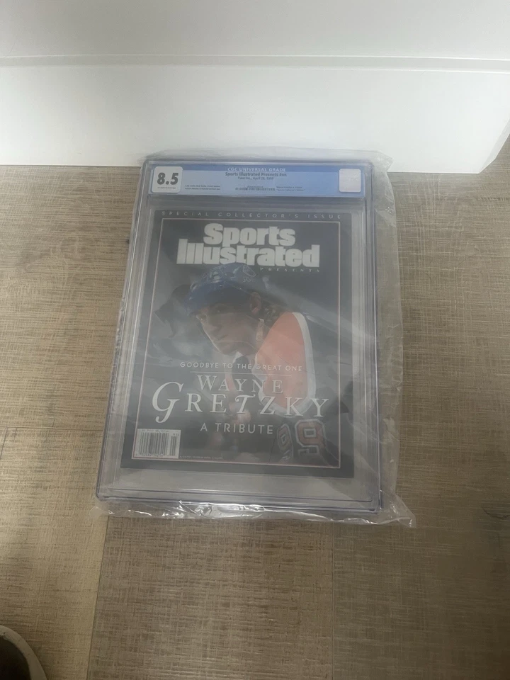 CGC 8.5 Sports Illustrated Presents Wayne Gretzky Tribute Edición 28 de abril de 1999 Foto 2 de 4