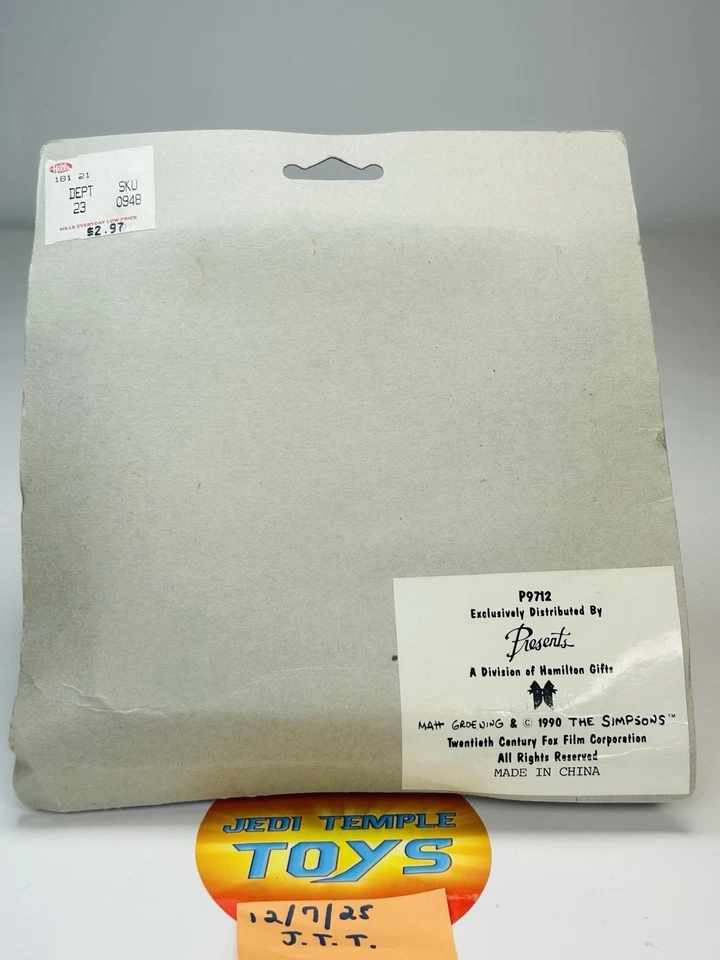 Estatuilla de PVC de colección 1990 Los Simpson Bart Simpson skateboarding Hamilton Gifts Foto 3 de 4