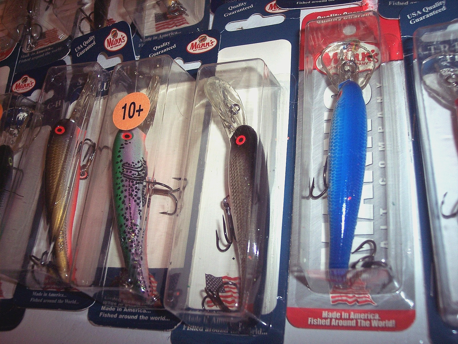 60 Manns Crank Baits Swimming Minnow Lure Manns Lot Fishing Lure Discontinued - Image 6