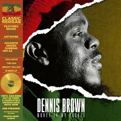 Dennis Brown - Money in My Pocket - Yellow [New Vinyl LP] Colored Vinyl, Ltd Ed,