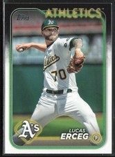 2024 Topps Update Lucas Erceg Oakland Athletics #US93