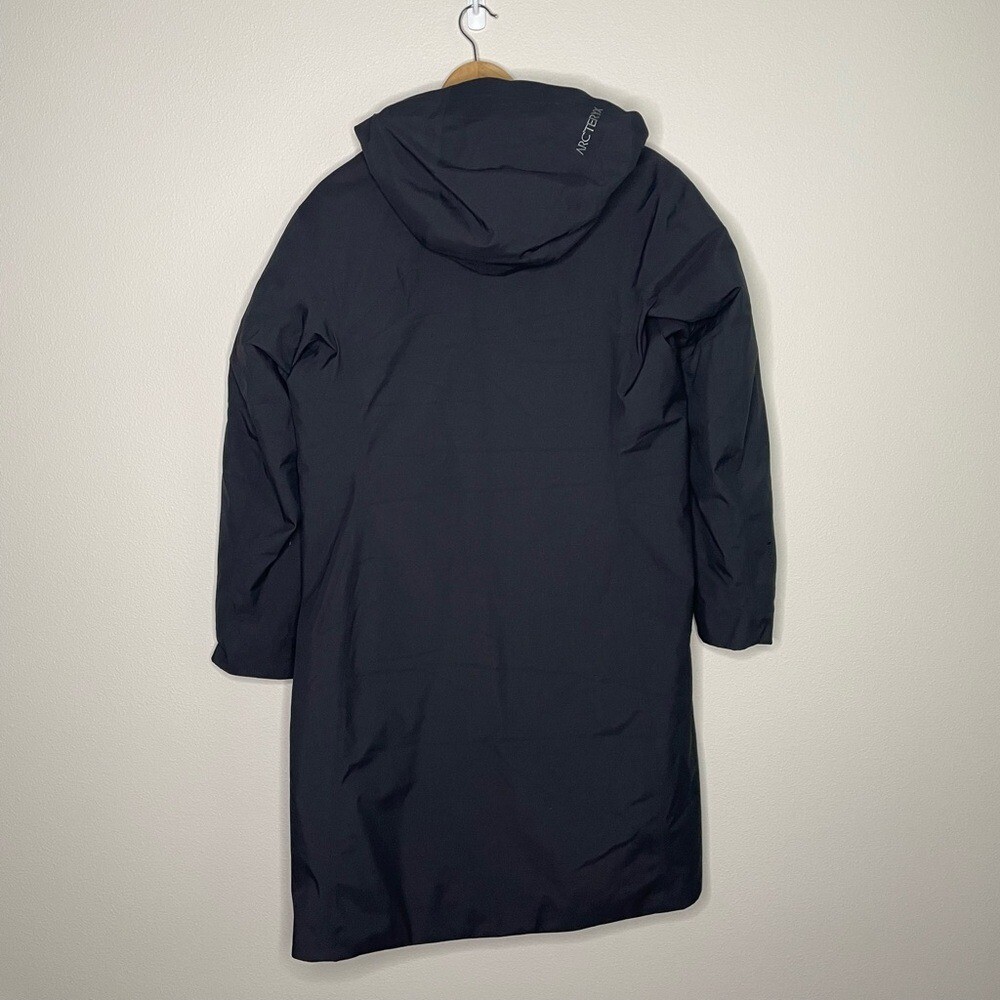 Arc'teryx nero Patera parka giacca invernale piumino d'oca GORE TEX donna grande NUOVO