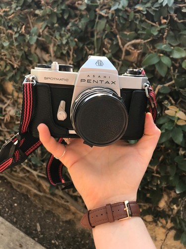 Asahi Pentax Spotmatic SP II SLR Camera Super-Takumar 1.2/55 WORKING CONDITION - Picture 2 of 4