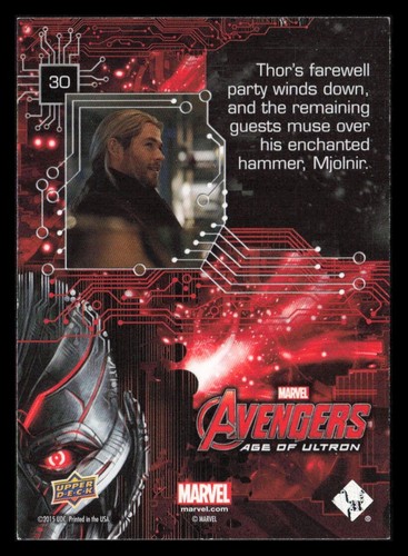 2015 Upper Deck Marvel Avengers Age Of Ultron Movie Trading Cards You Pick READ - Picture 54 of 140