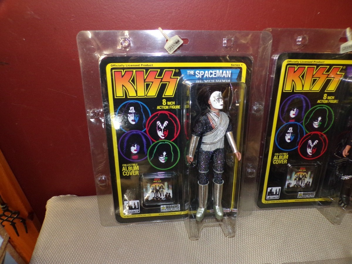 2011 FIGURES TOY CO. KISS LOVE GUN ACTION FIGURES SET