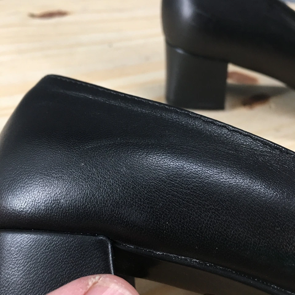 Bandolino туфли женщин 6 M насос черный поскользнуться на повседневный миндаль носок блок каблуки - Изображение 4 из 4