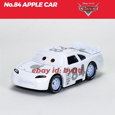 Mattel Disney Pixar Cars No.84 Apple Car 1:55 Diecast Car Toys - NEW, Loose