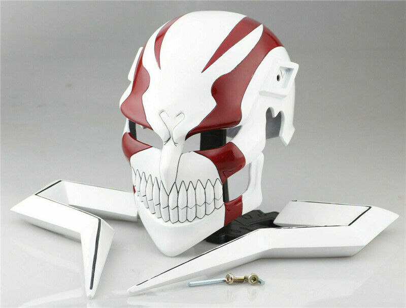 Bleach kurosaki Ichigo Tensa Bankai Face Mask Cosplay Halloween Mask Helmet  Prop